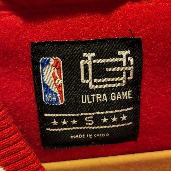 Chicago Bulls NBA Ultra Game Red Bomber Jacket - Size Small - Picture 5 of 10